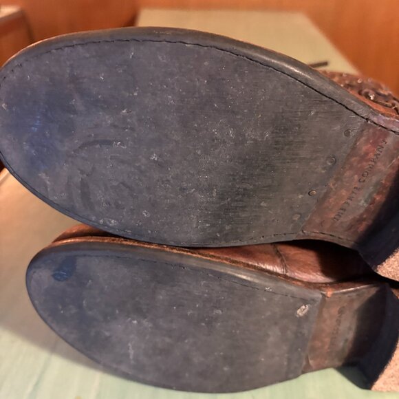 Womens Frye Jenna Disc Studded Lace Distressed 76421 Boots Size 8 B - Picture 10 of 13